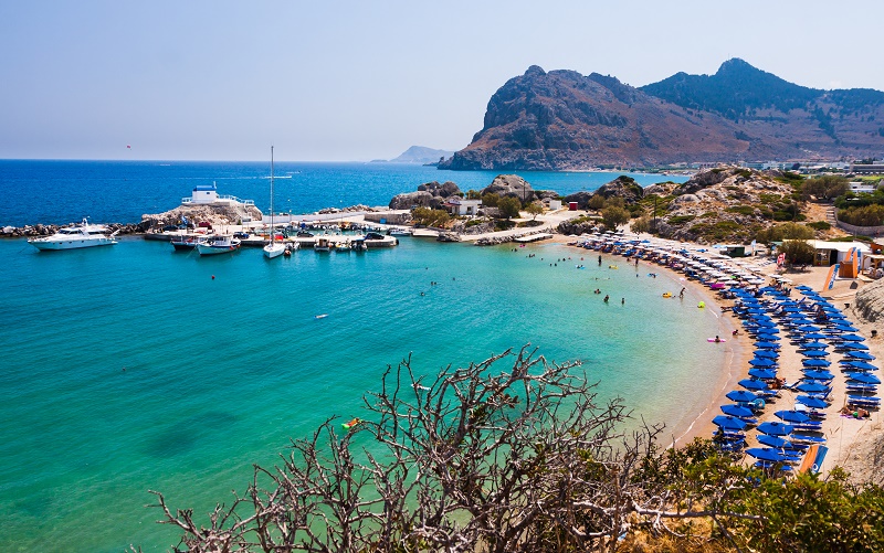 Plage de Kolymbia, Rhodes