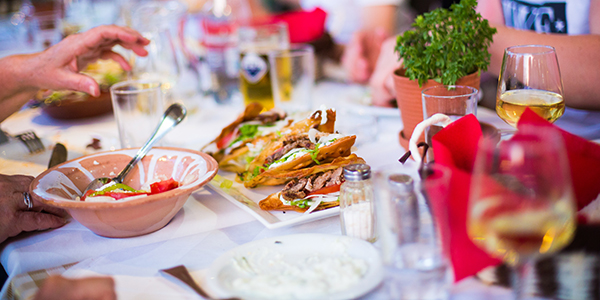 Griekse lunch