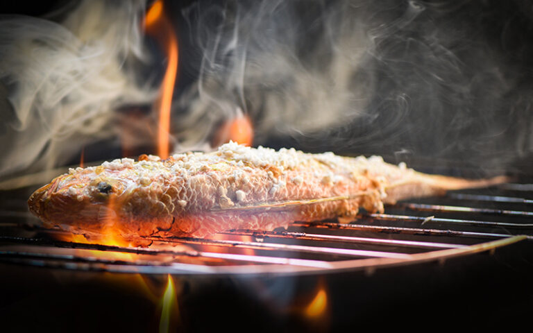 Eten op de grill in familierestaurant Es Ventall