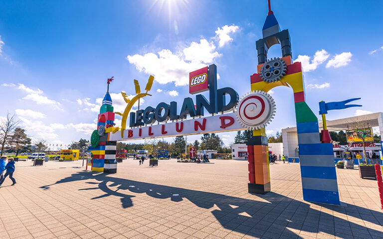 De ingang van LEGOLAND in Denemarken