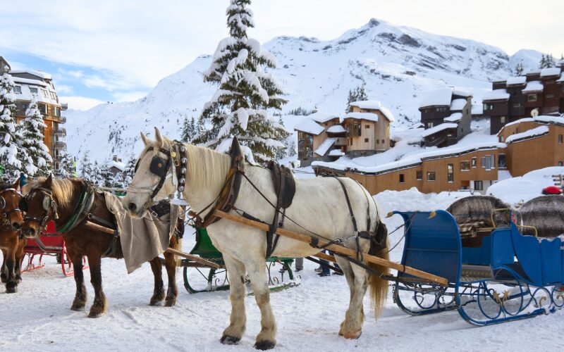 Un tour en calèche à Avoriaz