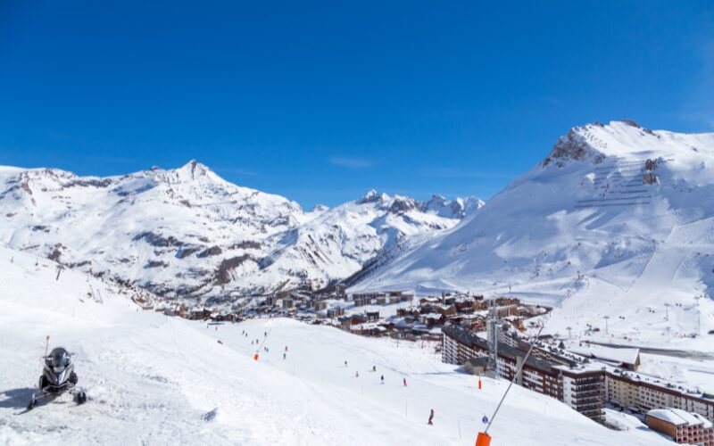 La station enneigée de Tignes