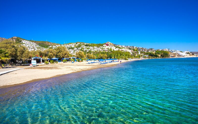 Plage intimiste Bitez, Bodrum, Turquie