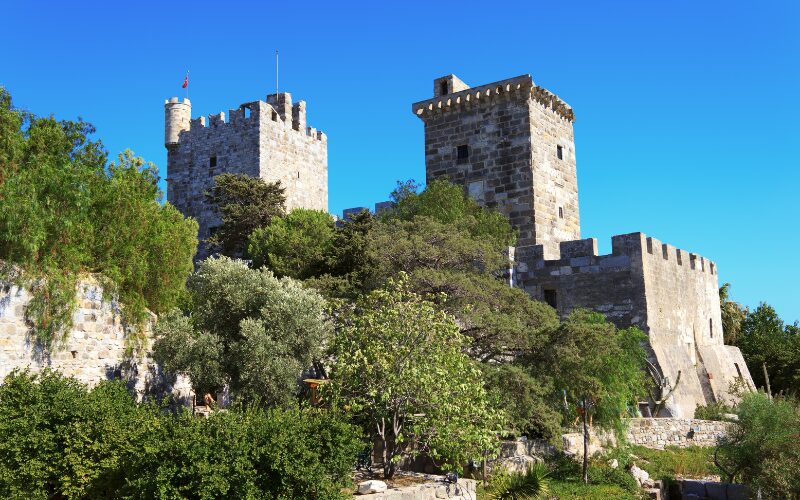 L'imposant château Saint-Pierre, Bodrum, Turquie