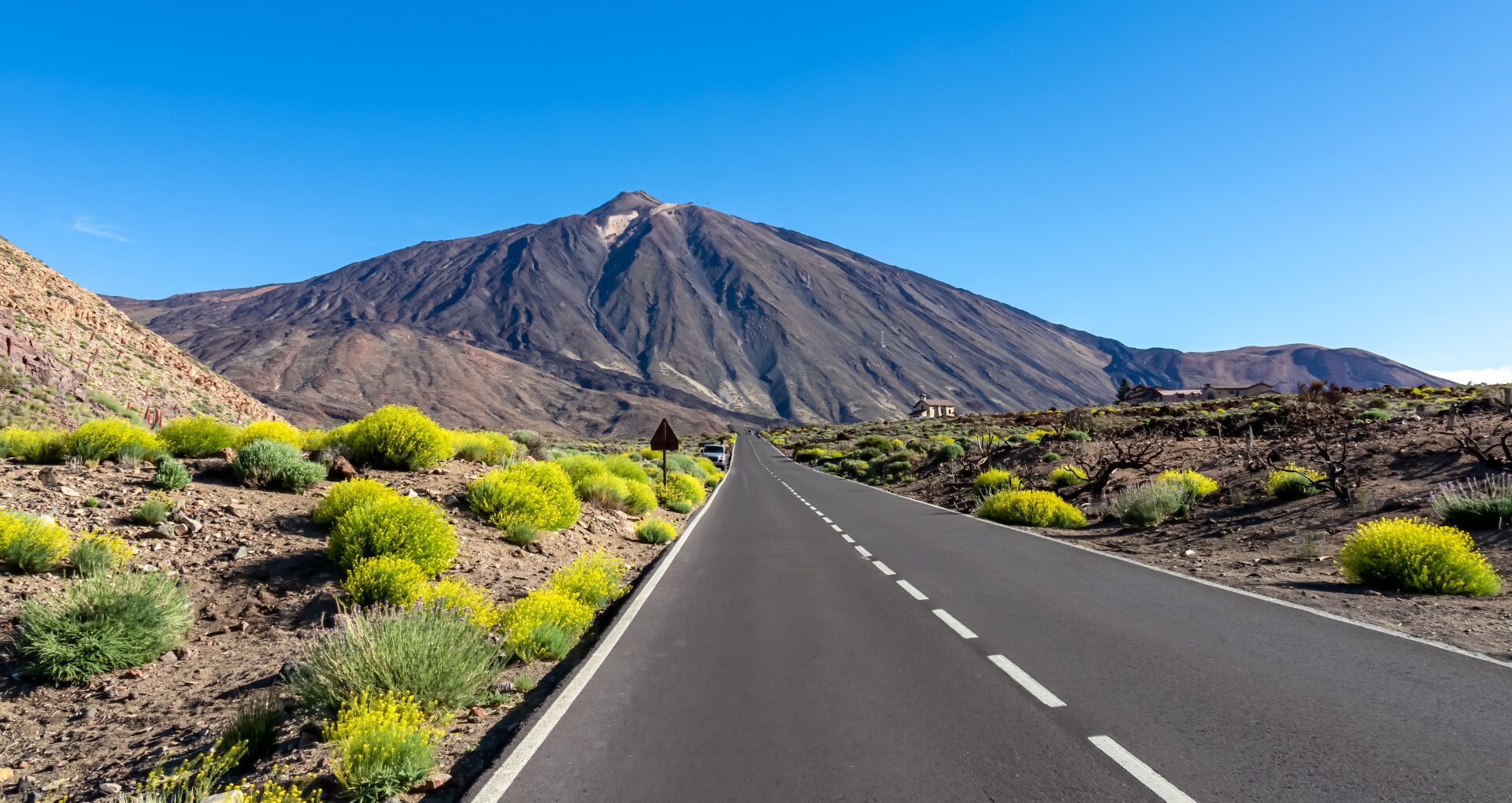 Tenerife Teide National Park weg landschap