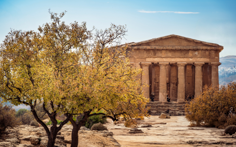 Vallée des temples, Sicile, Italie