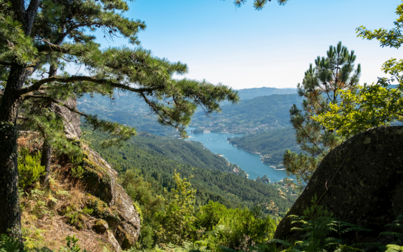 Point de vue Pedra Bela, Parc national de Peneda Gerês, Gerês, Portugal