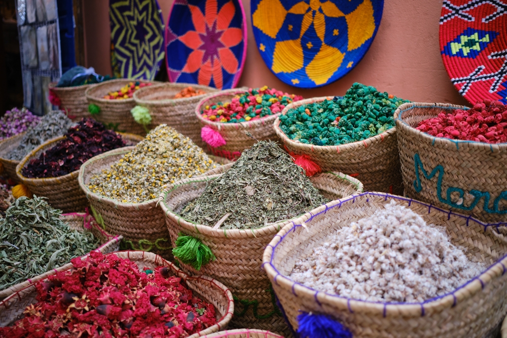 één van de vele souks in de Medina